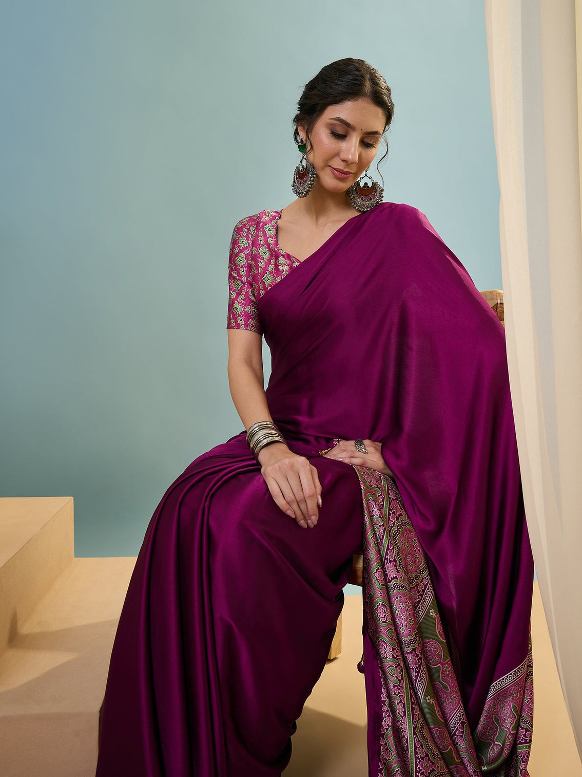Saanvika Premium Semi Modal Saree for Festive Wear