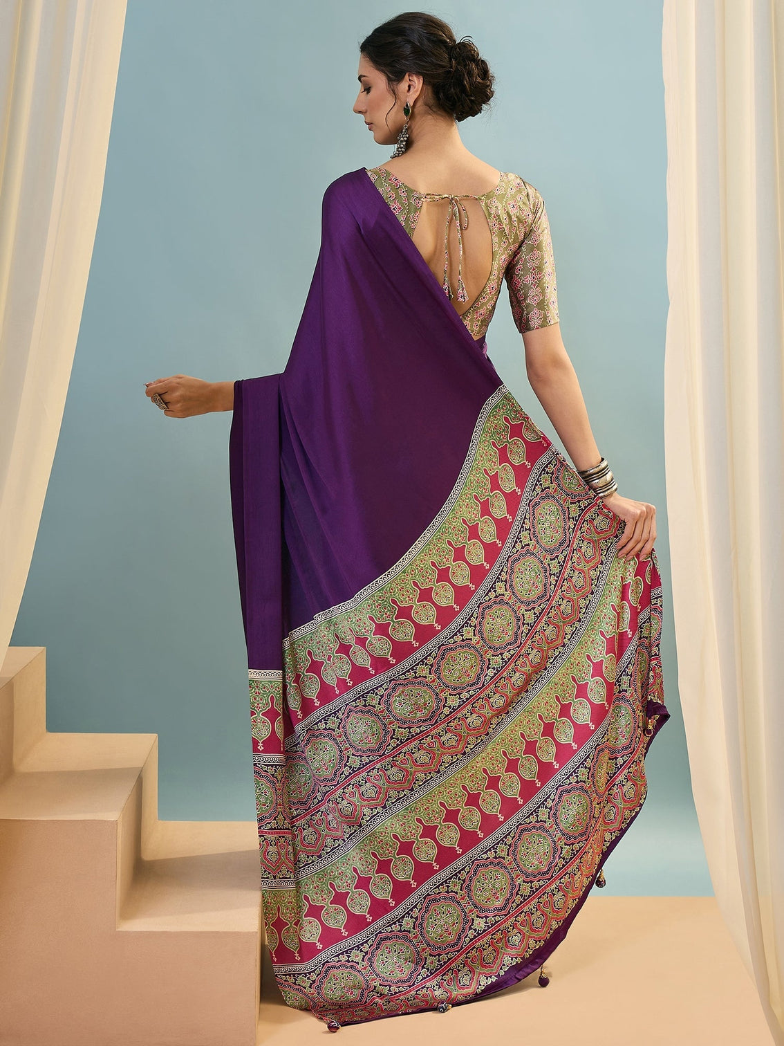 Saanvika Premium Semi Modal Saree for Festive Wear