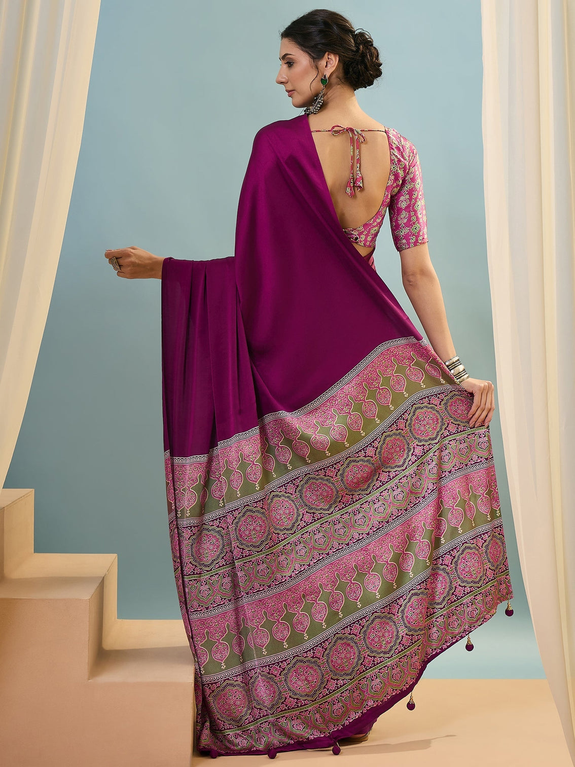 Saanvika Premium Semi Modal Saree for Festive Wear