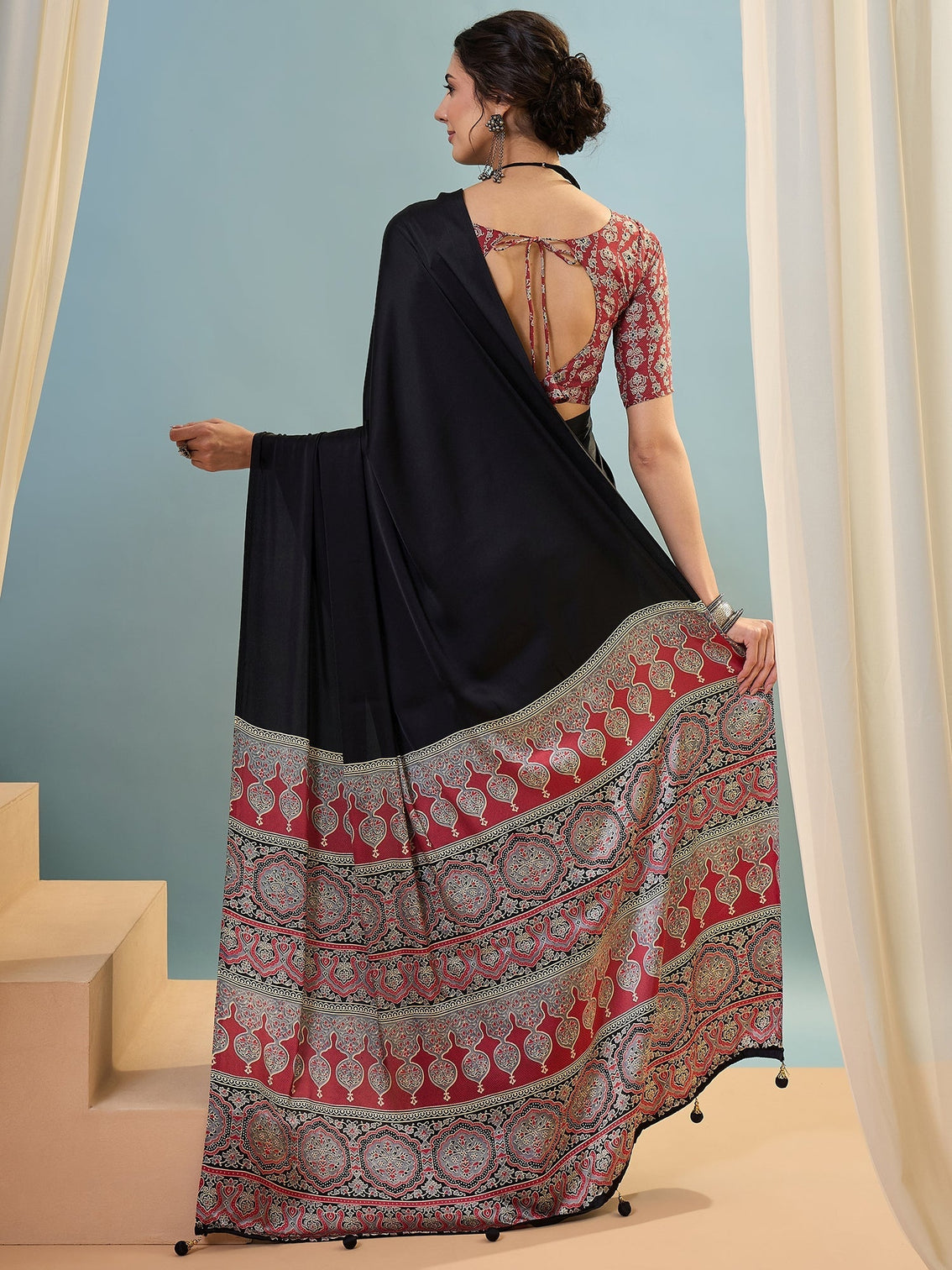 Saanvika Premium Semi Modal Saree for Festive Wear