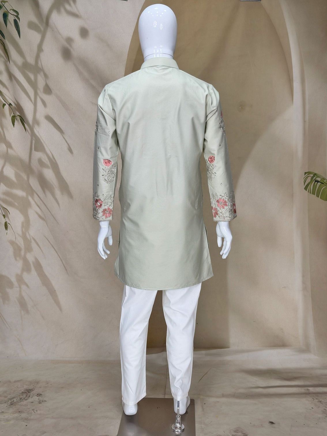 Sage Coach Silk Kurta Pant Set