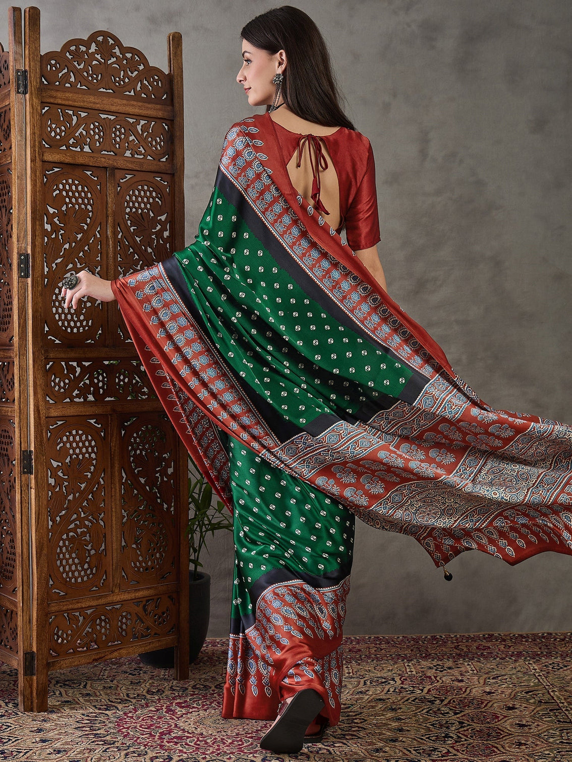 Samyra Lightweight Semi Modal Saree for Festive Occasions