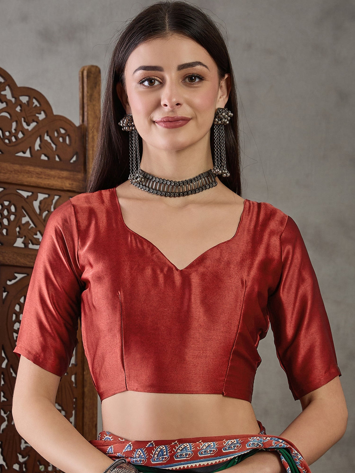 Samyra Lightweight Semi Modal Saree for Festive Occasions