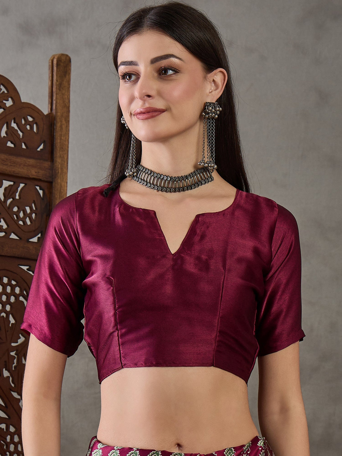 Samyra Lightweight Semi Modal Saree for Festive Occasions