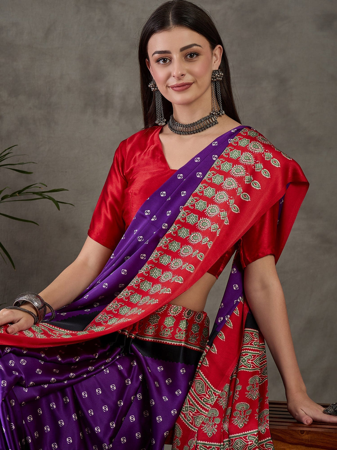 Samyra Lightweight Semi Modal Saree for Festive Occasions