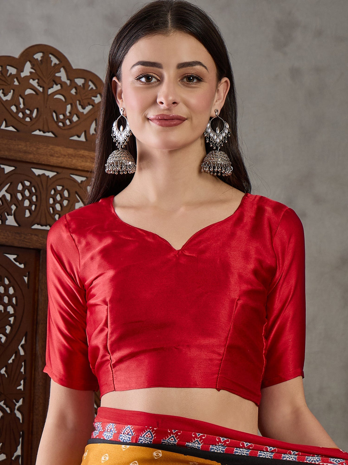 Samyra Lightweight Semi Modal Saree for Festive Occasions