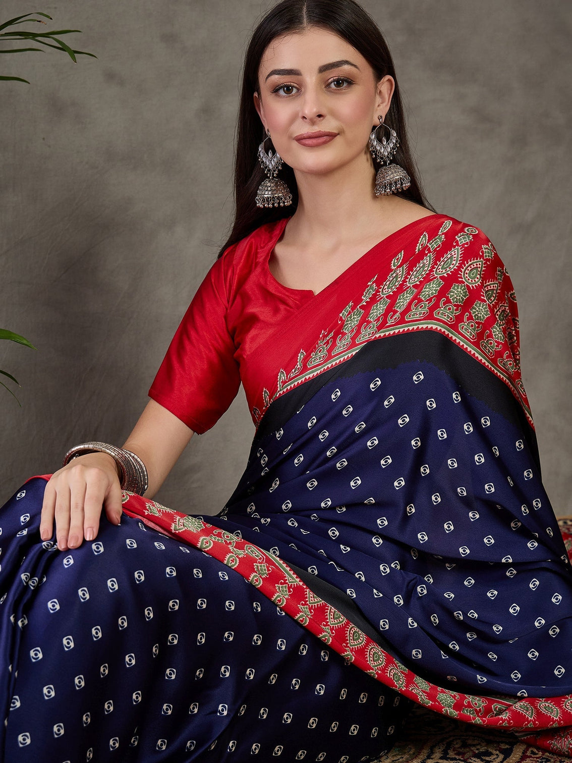 Samyra Lightweight Semi Modal Saree for Festive Occasions