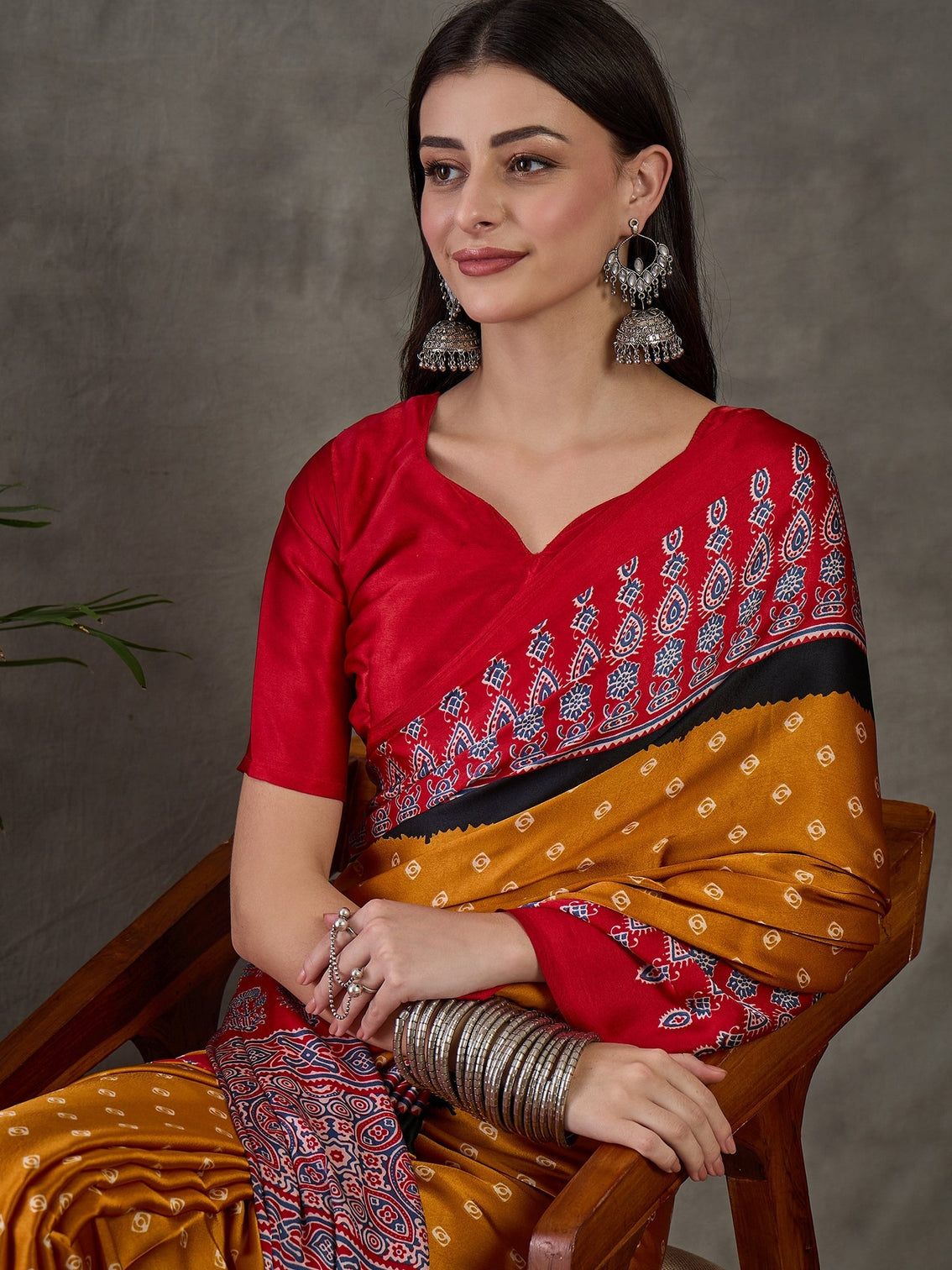 Samyra Lightweight Semi Modal Saree for Festive Occasions