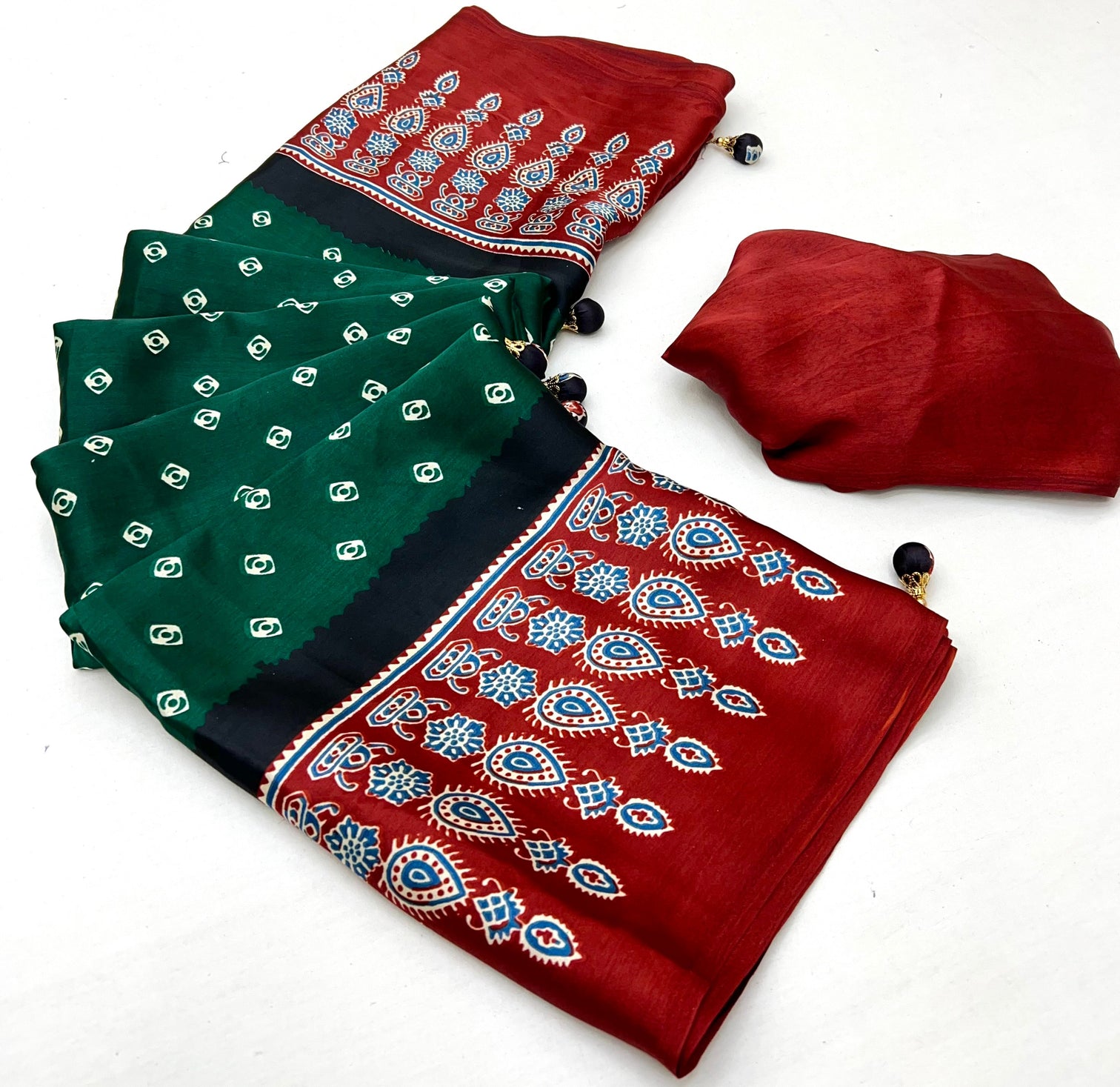 Samyra Lightweight Semi Modal Saree for Festive Occasions