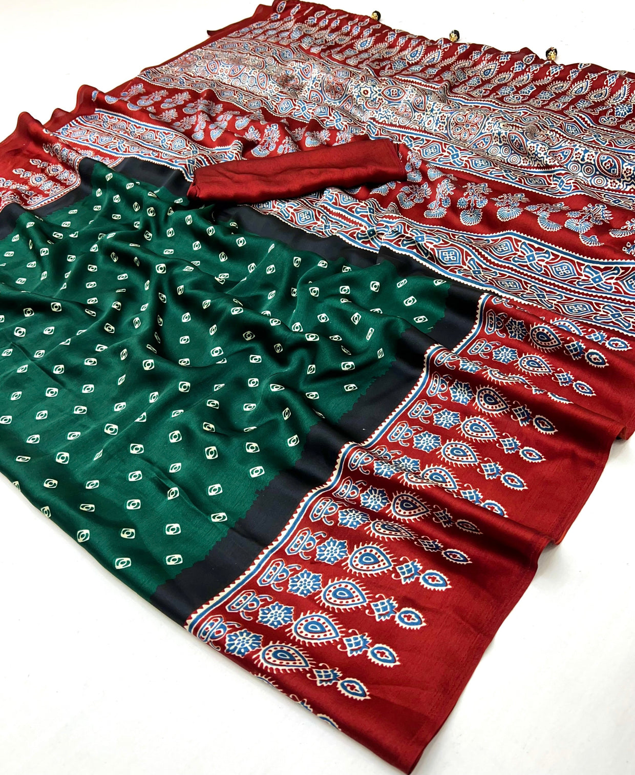 Samyra Lightweight Semi Modal Saree for Festive Occasions
