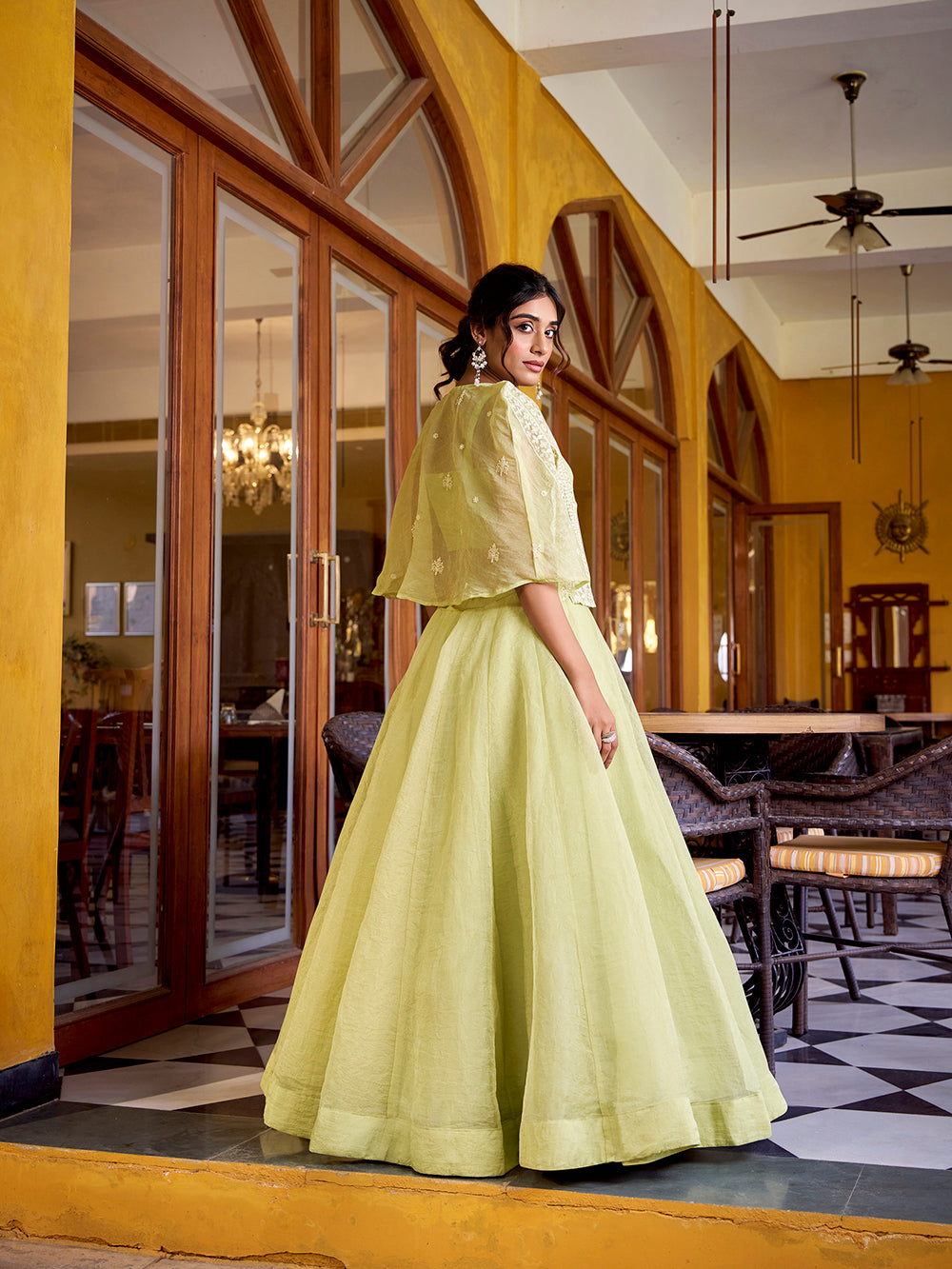 Tea color wedding wear co ord set