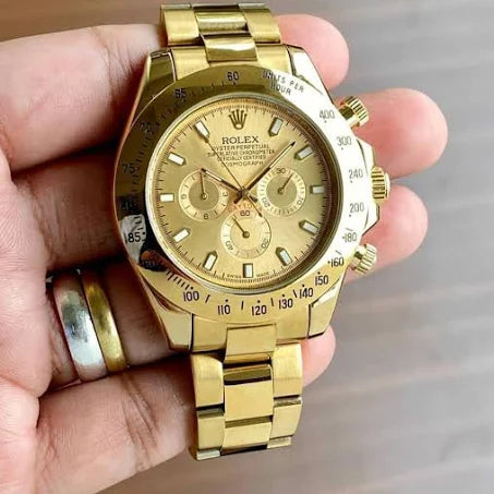 Rolex Watch : Rolex Daytona Gold Watch For Men