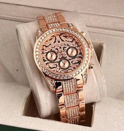 Rolex Watch Rose Gold Tiger Stainless Steel Edition Watch (SG-204)