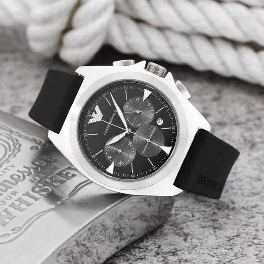 Stylish Chronograph Emporio Armani Watch For Men (SW2965)