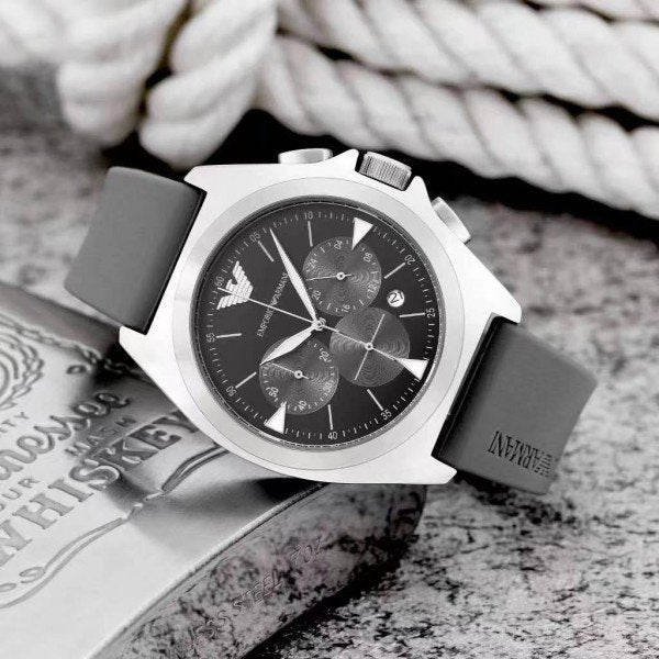 Stylish Chronograph Emporio Armani Watch For Men (SW2968)