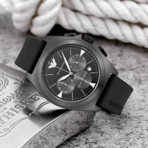 Stylish Chronograph Emporio Armani Watch For Men (SW2969)