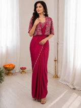 Pink Ready to Wear Saree Collection