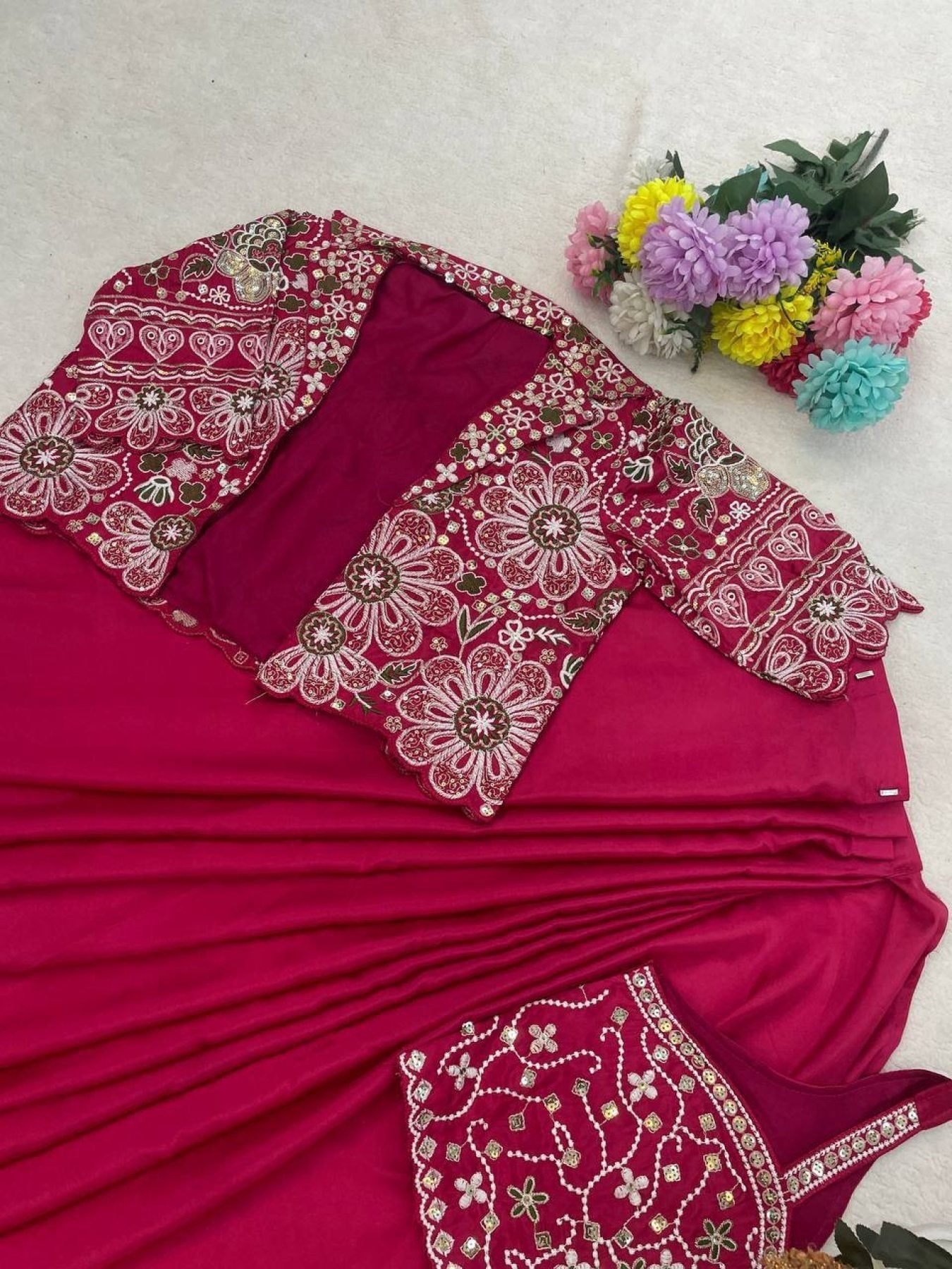 Pink Ready to Wear Saree Collection