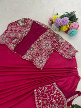 Pink Ready to Wear Saree Collection