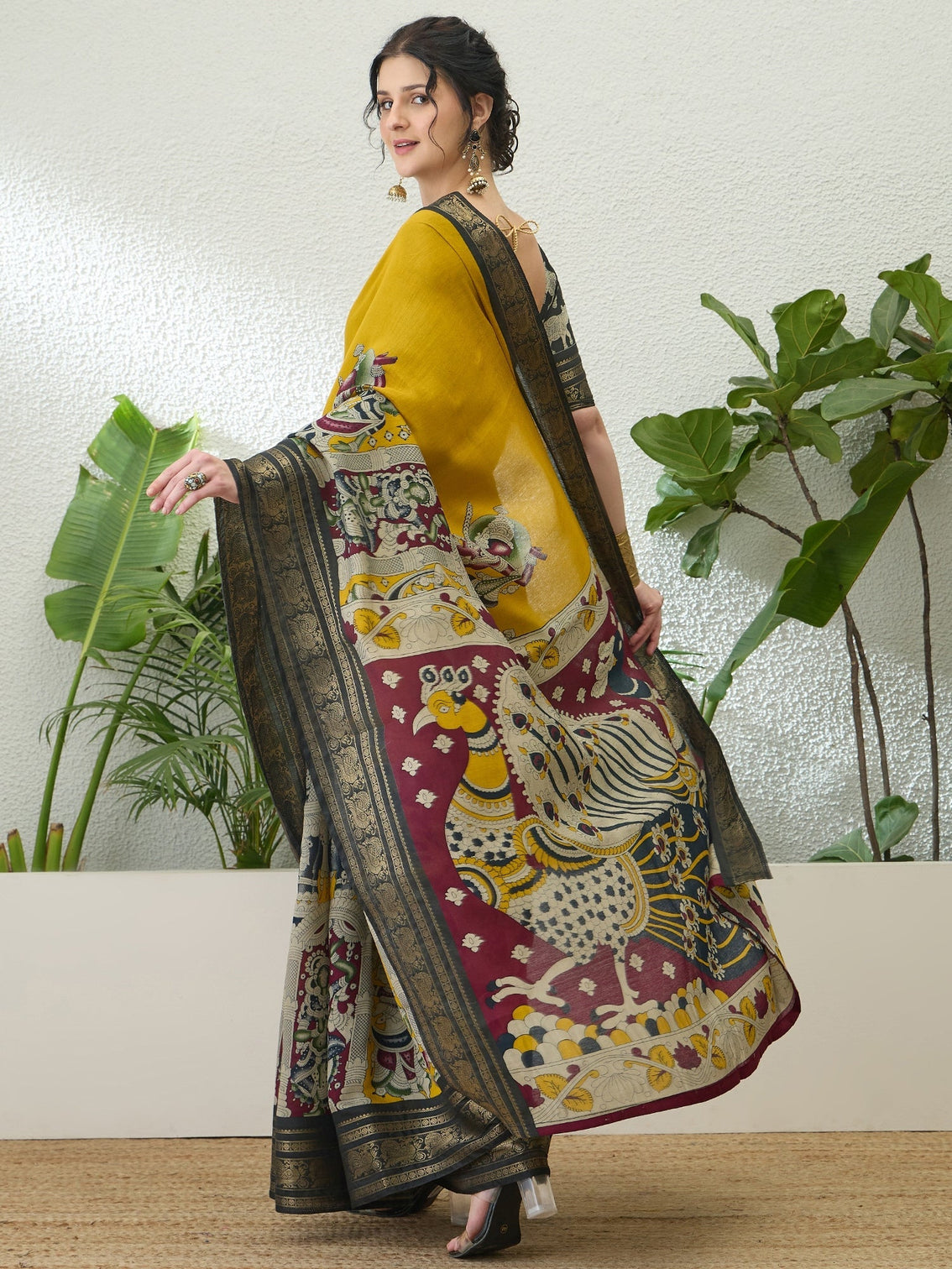 Svarika Comfortable PV Cotton Saree for Daily & Festive Wear