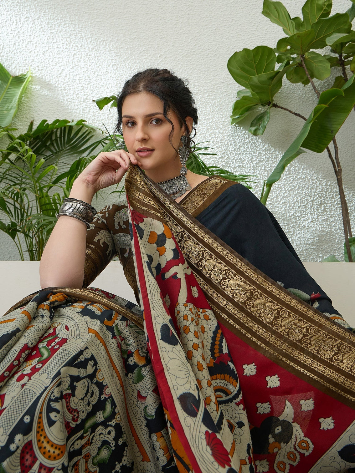 Svarika Comfortable PV Cotton Saree for Daily & Festive Wear