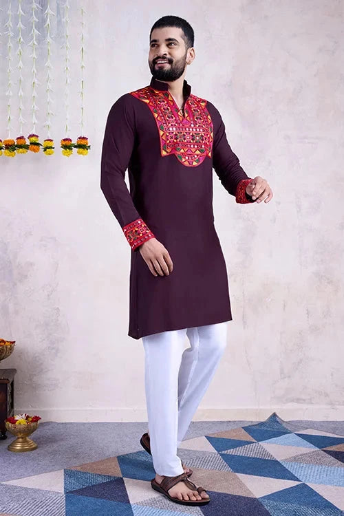 Traditional Men's Kurta for Navratri Garba Nights