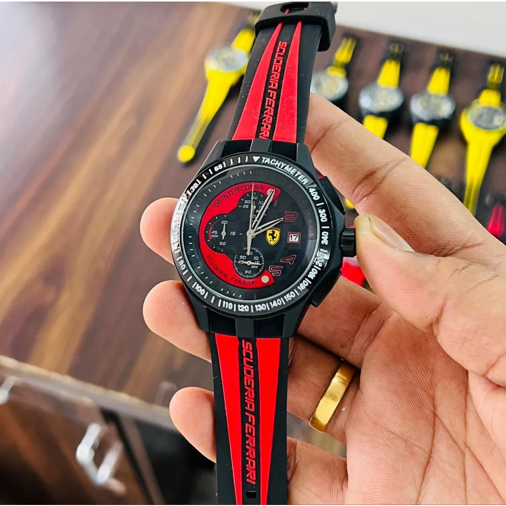 Trendy Watch Scuderia Ferrari Watch For Men