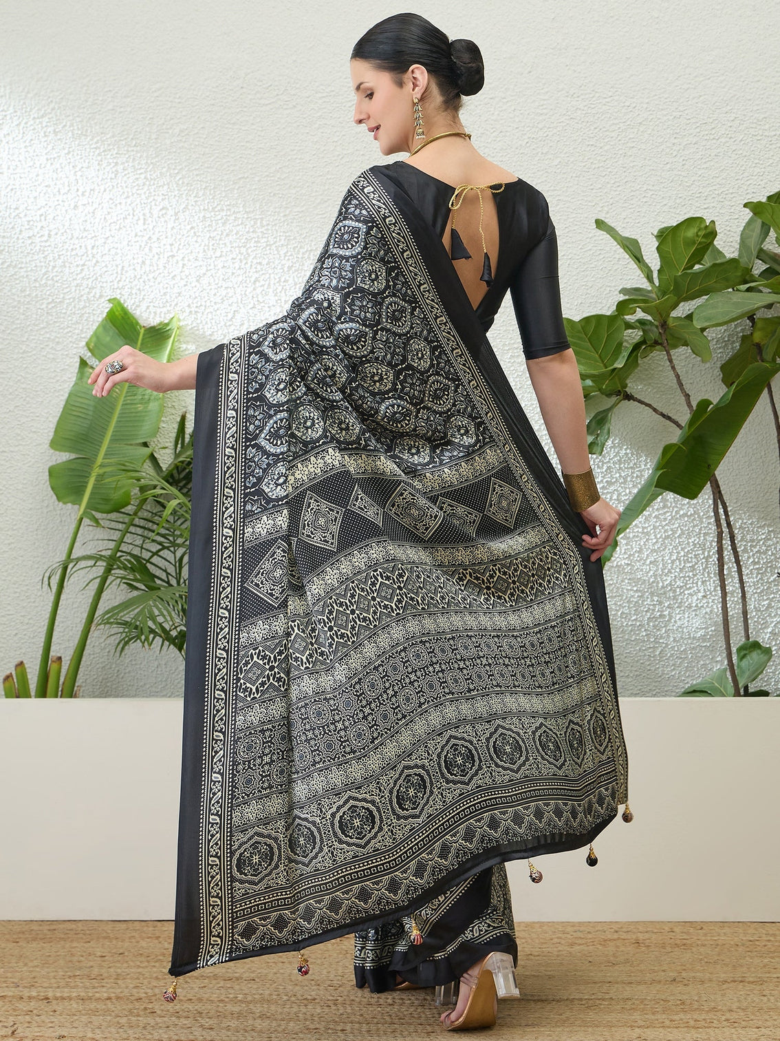 Vayuna Soft Drape Semi Modal Saree for Party Wear