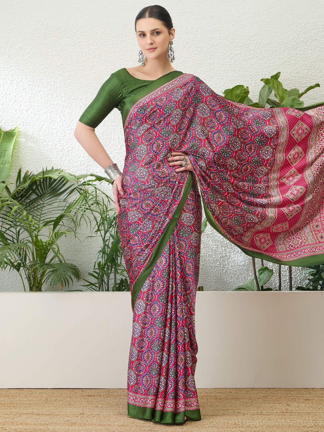 Vayuna Soft Drape Semi Modal Saree for Party Wear