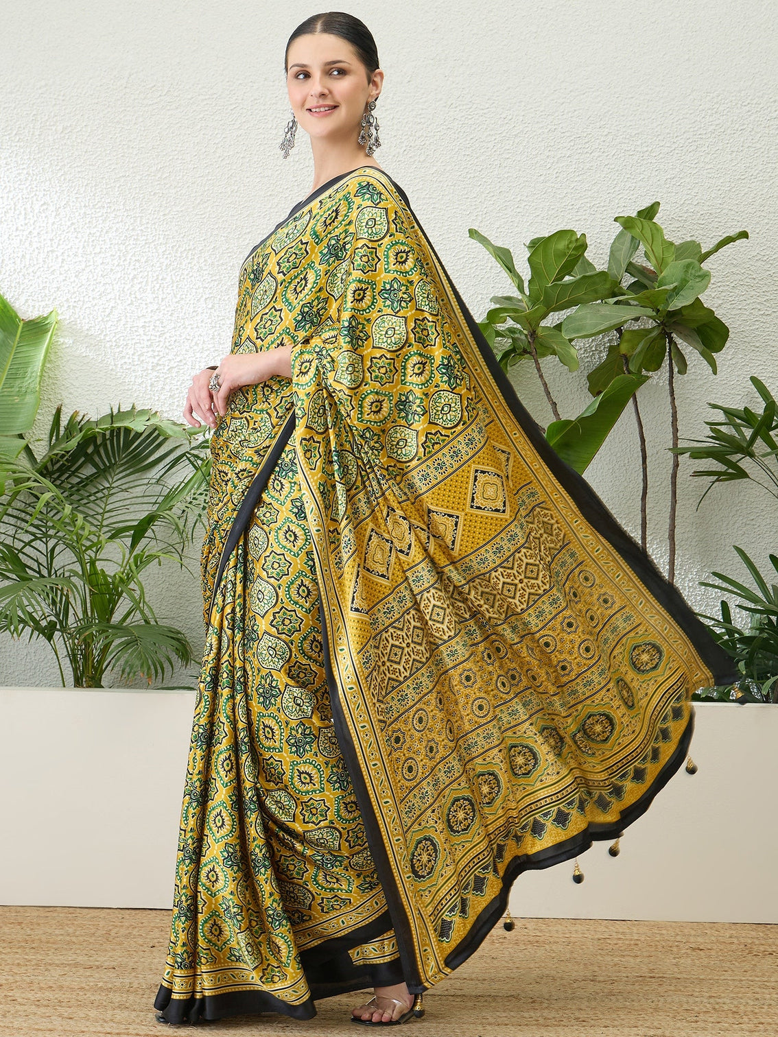 Vayuna Soft Drape Semi Modal Saree for Party Wear