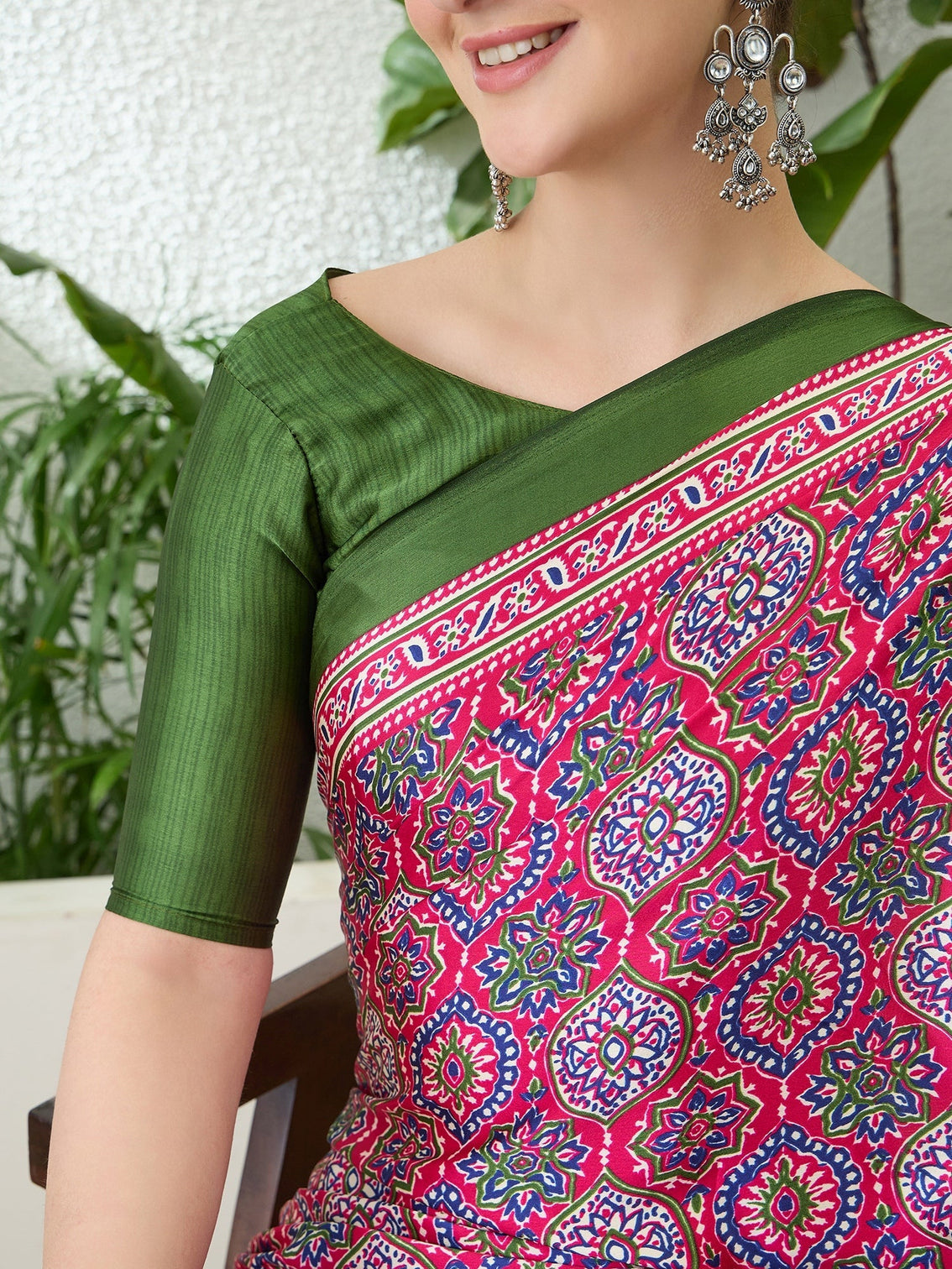 Vayuna Soft Drape Semi Modal Saree for Party Wear