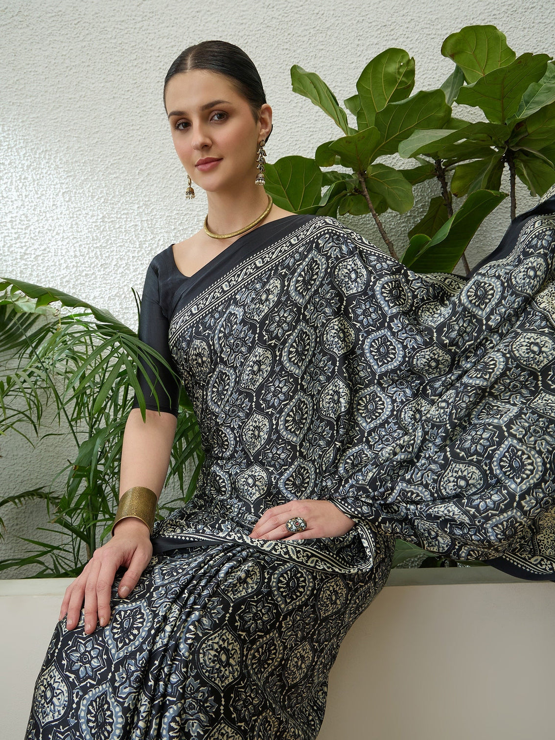 Vayuna Soft Drape Semi Modal Saree for Party Wear
