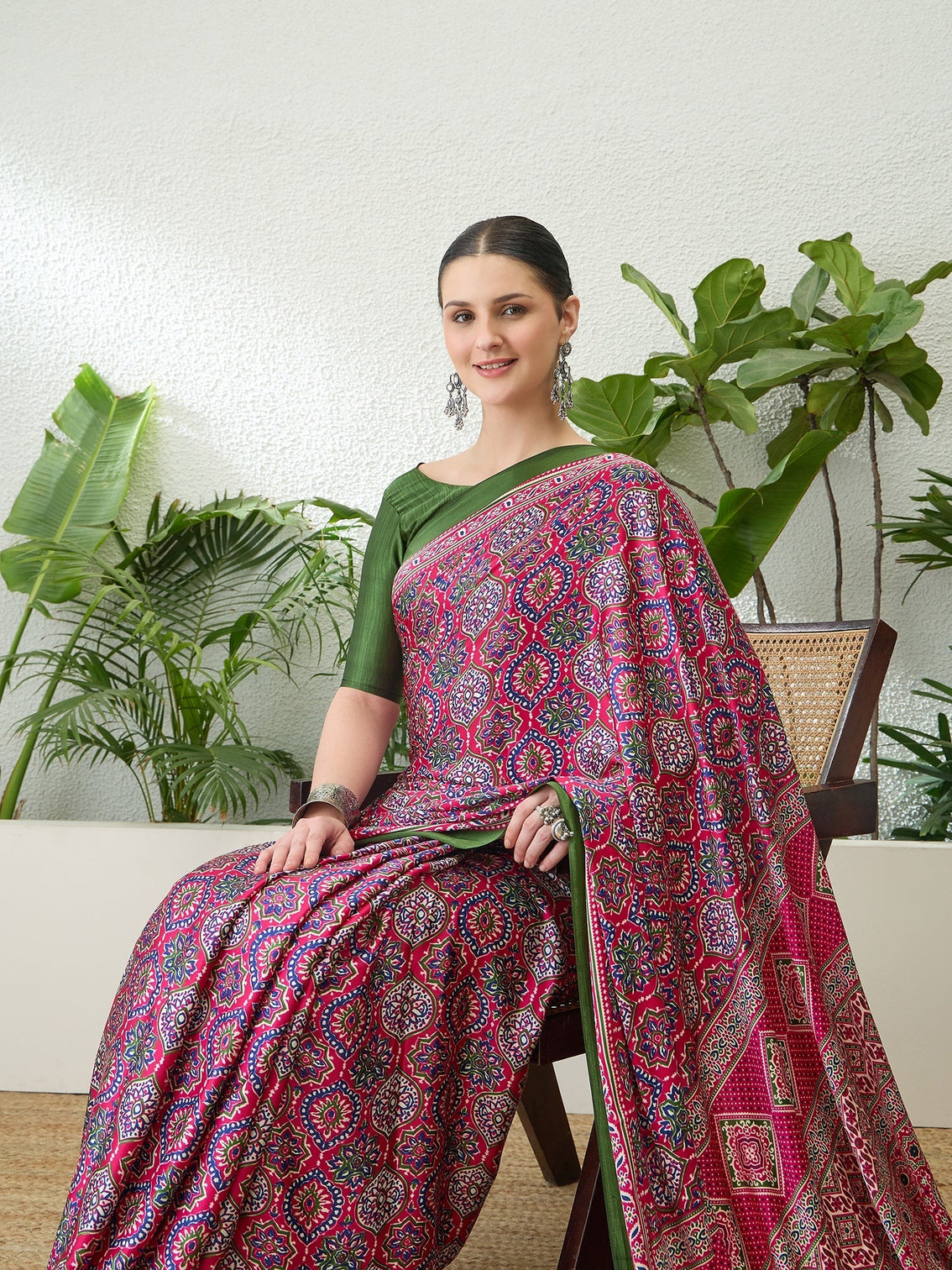 Vayuna Soft Drape Semi Modal Saree for Party Wear