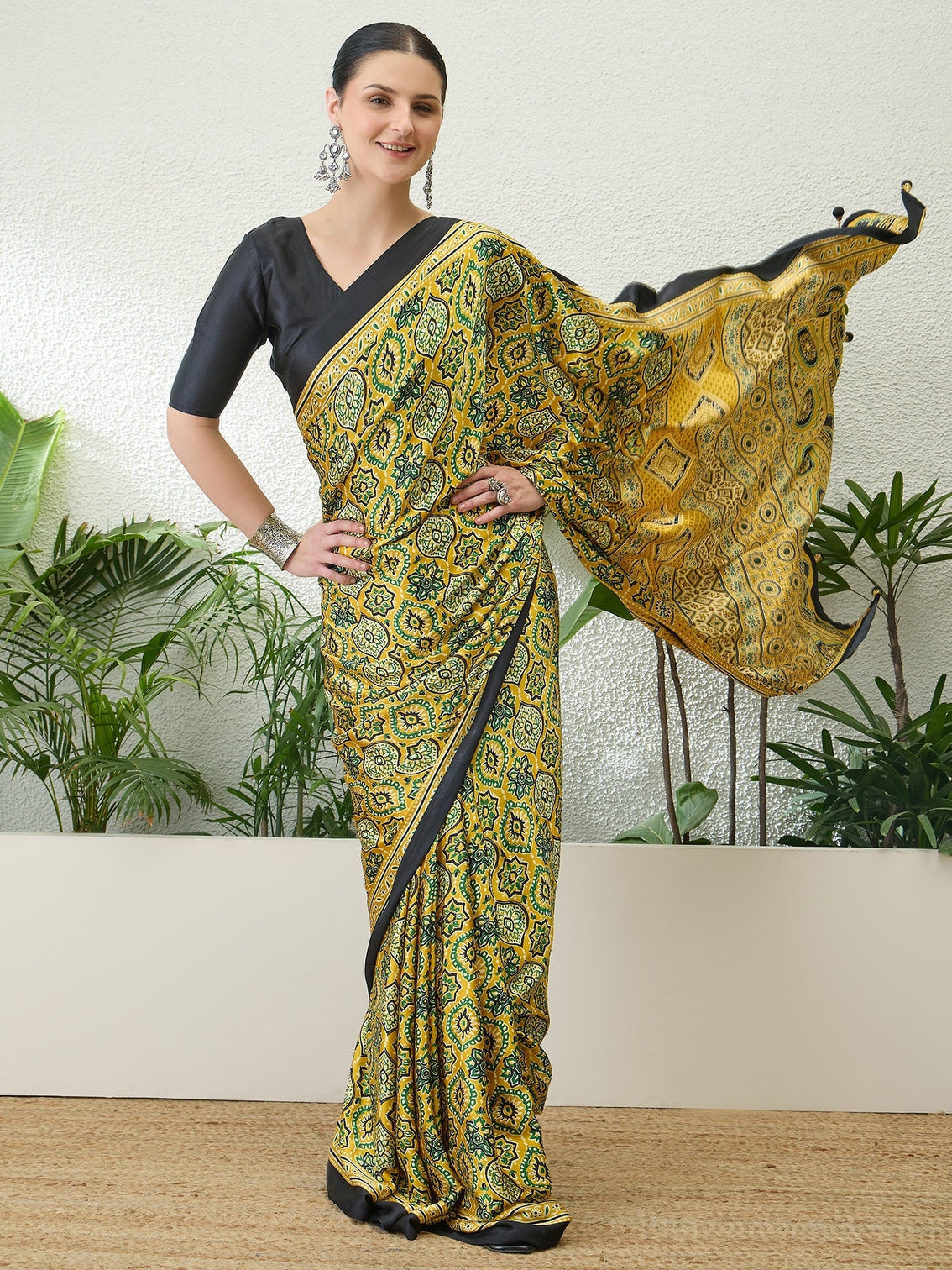 Vayuna Soft Drape Semi Modal Saree for Party Wear