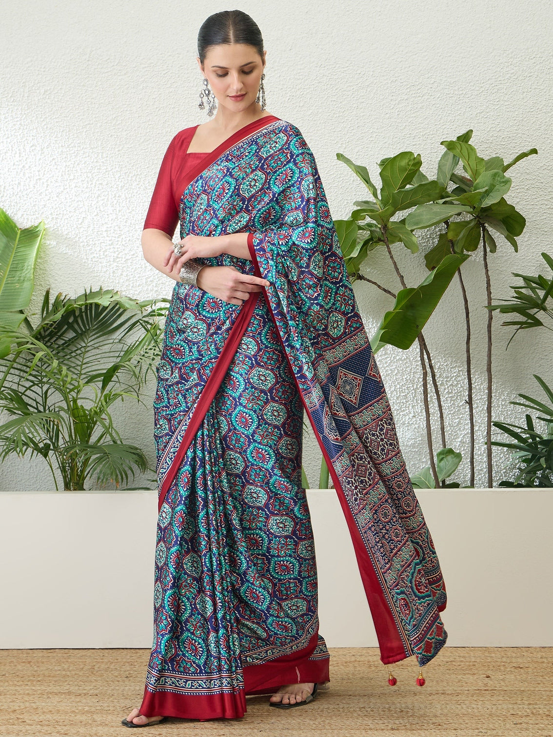 Vayuna Soft Drape Semi Modal Saree for Party Wear