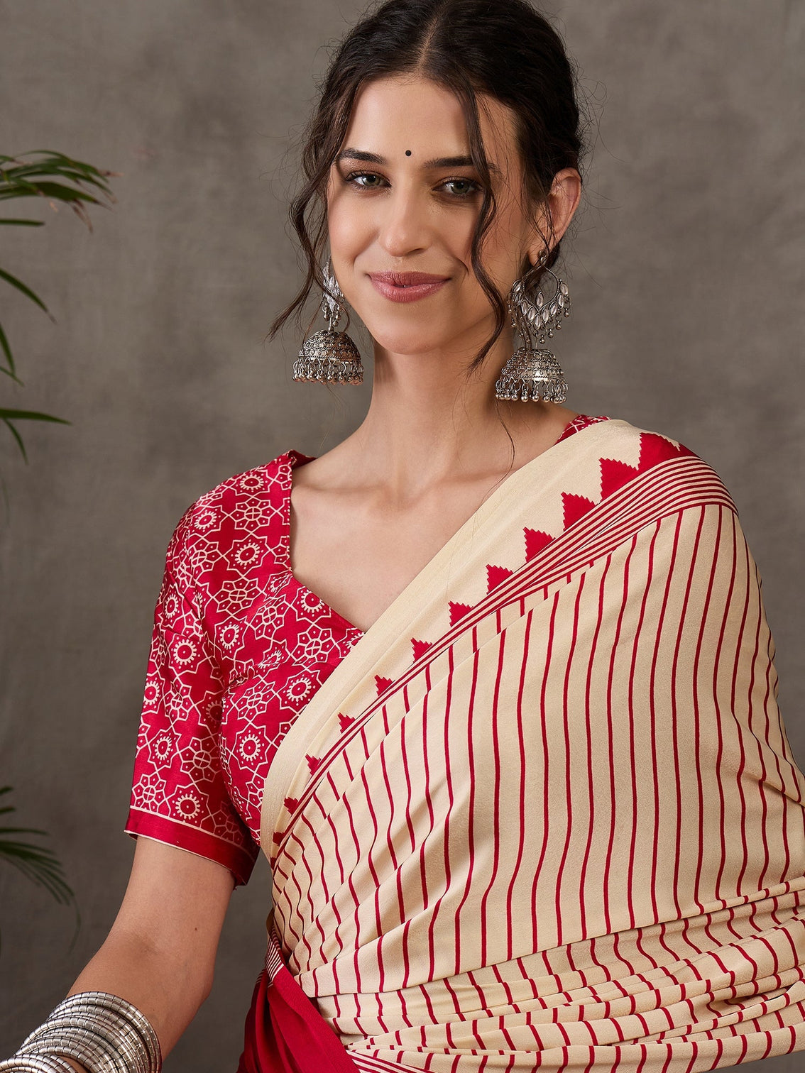 Vihana Graceful Semi Modal Saree for Ethnic Celebrations