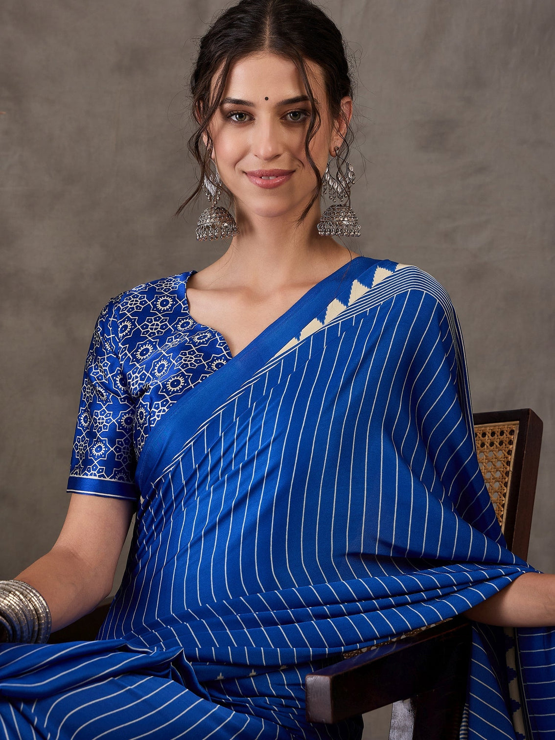 Vihana Graceful Semi Modal Saree for Ethnic Celebrations