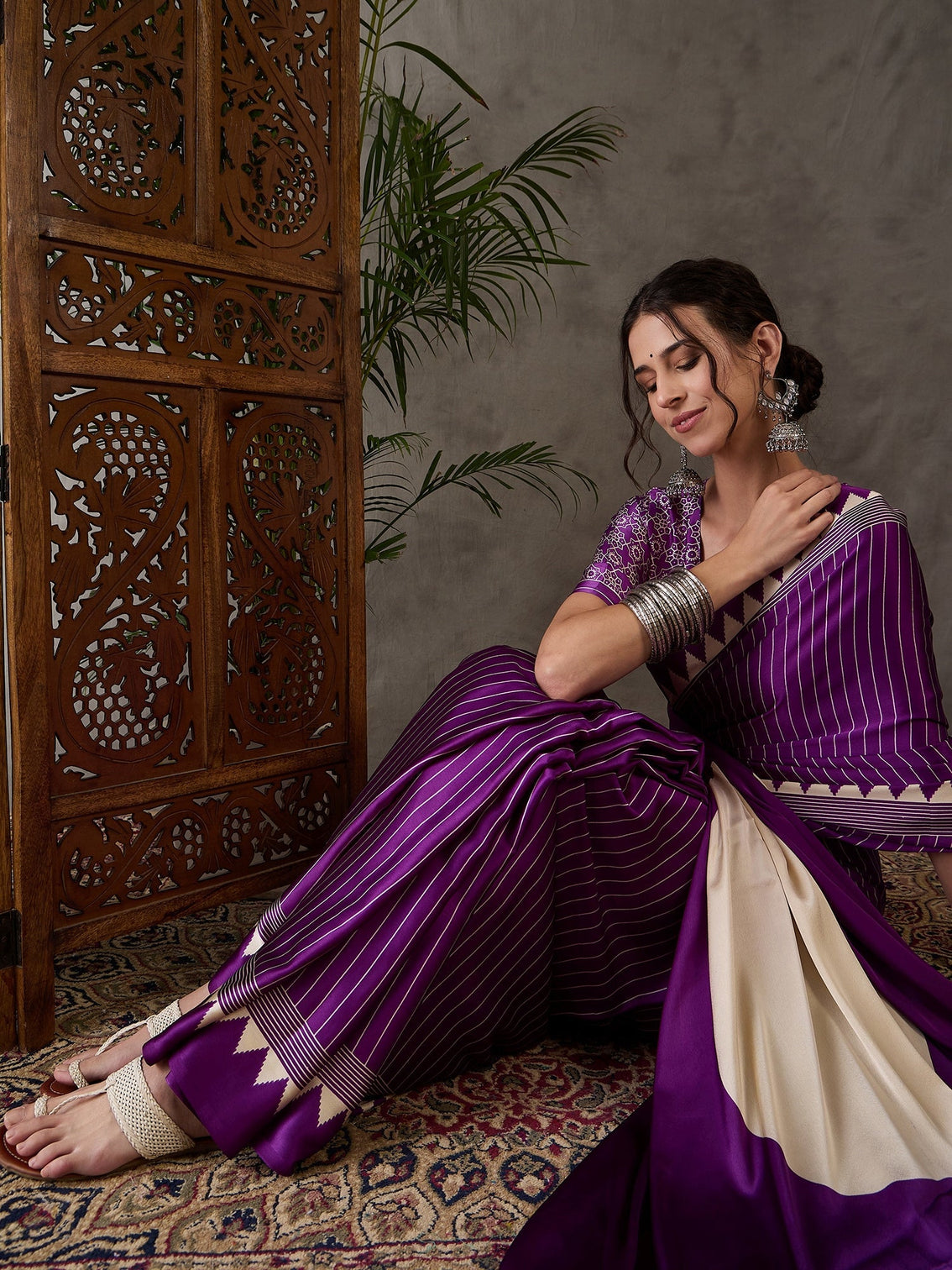 Vihana Graceful Semi Modal Saree for Ethnic Celebrations