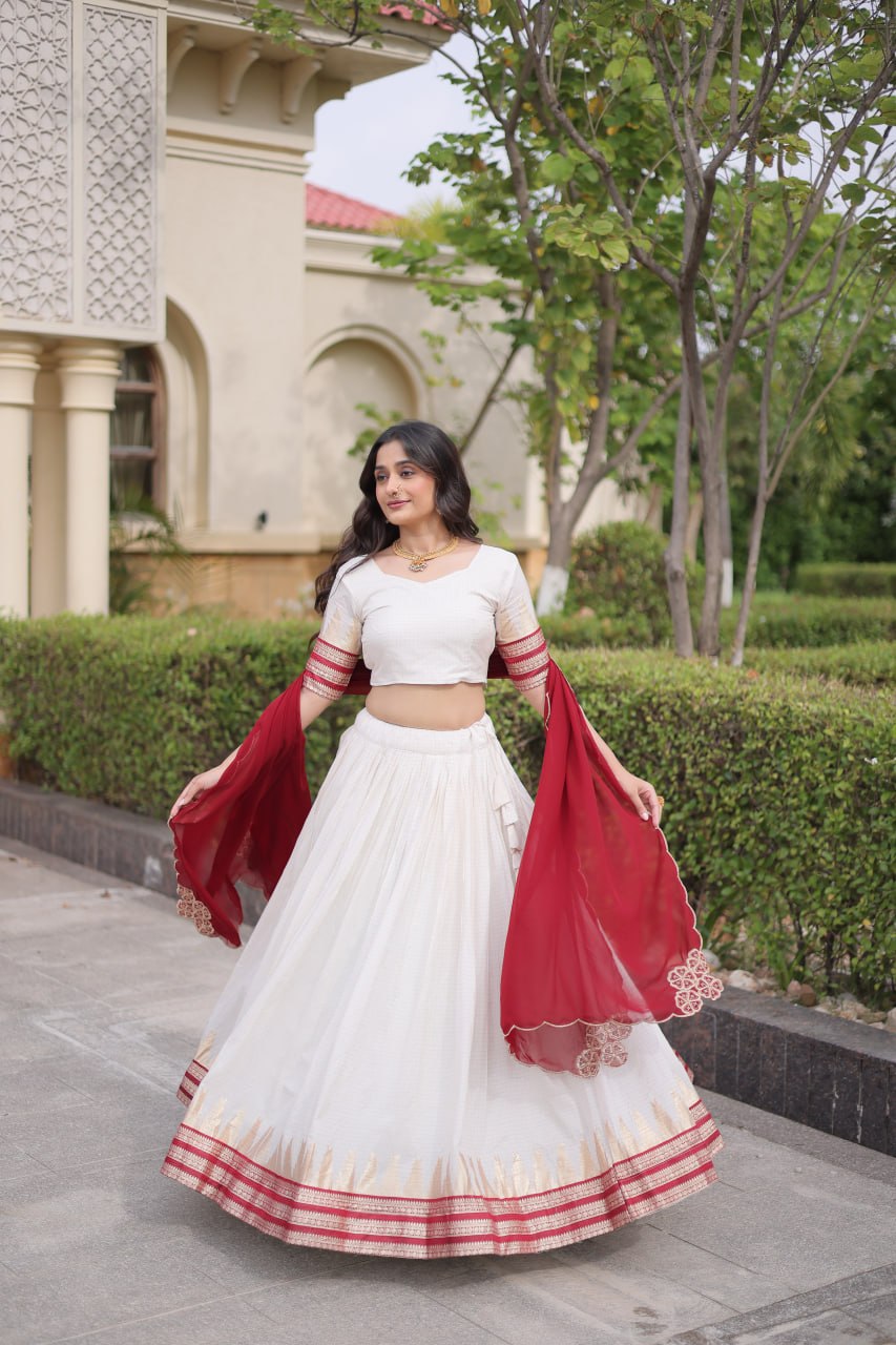 Viscose Jacquard Designer Lehenga Choli