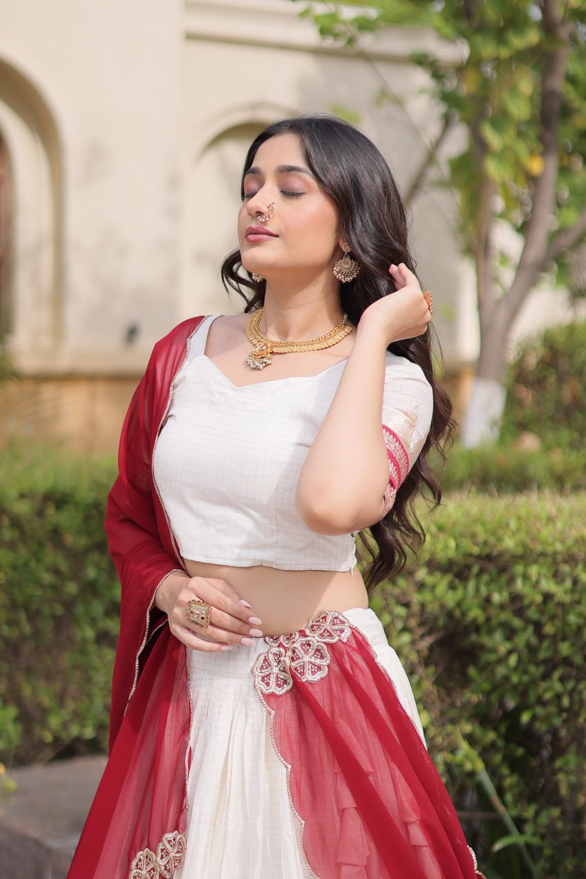 Viscose Jacquard Designer Lehenga Choli