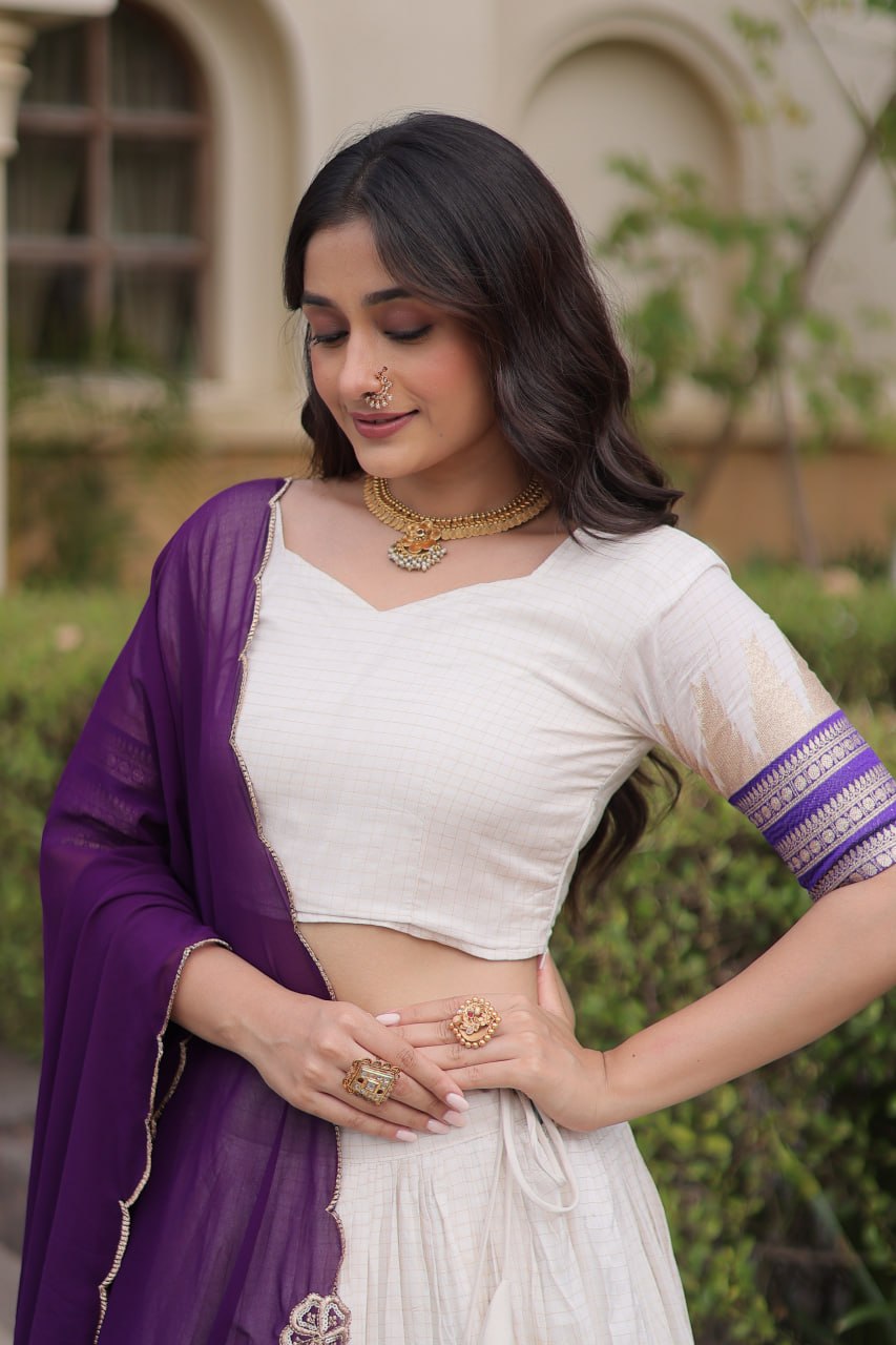 Viscose Jacquard Designer Lehenga Choli