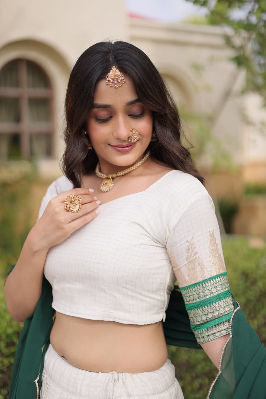 Viscose Jacquard Designer Lehenga Choli