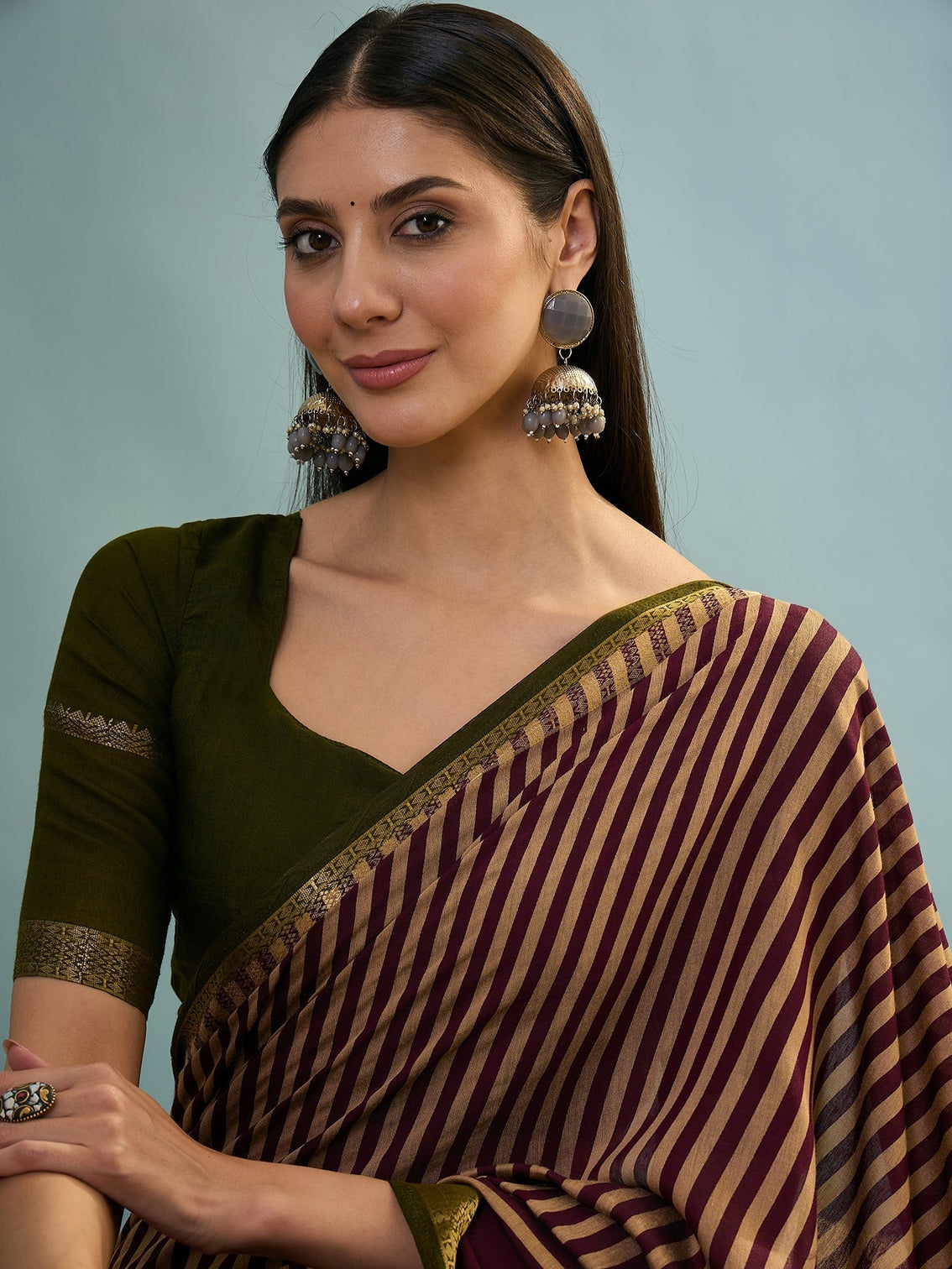 Vyanika Comfortable PV Cotton Saree for Daily & Festive Wear