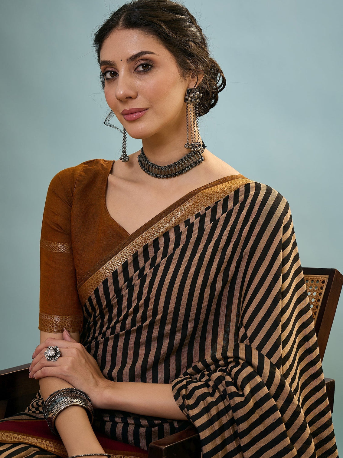 Vyanika Comfortable PV Cotton Saree for Daily & Festive Wear