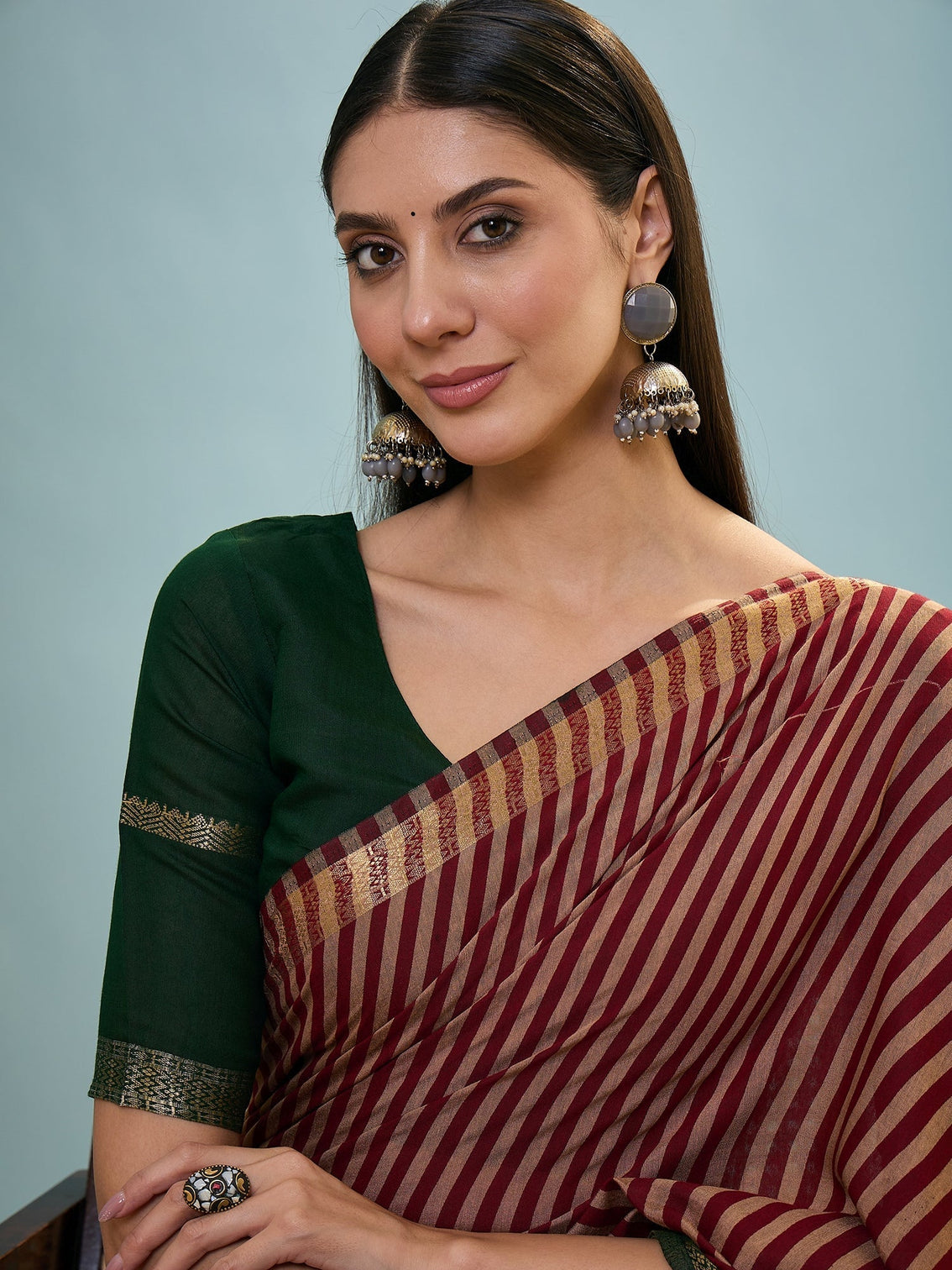 Vyanika Comfortable PV Cotton Saree for Daily & Festive Wear