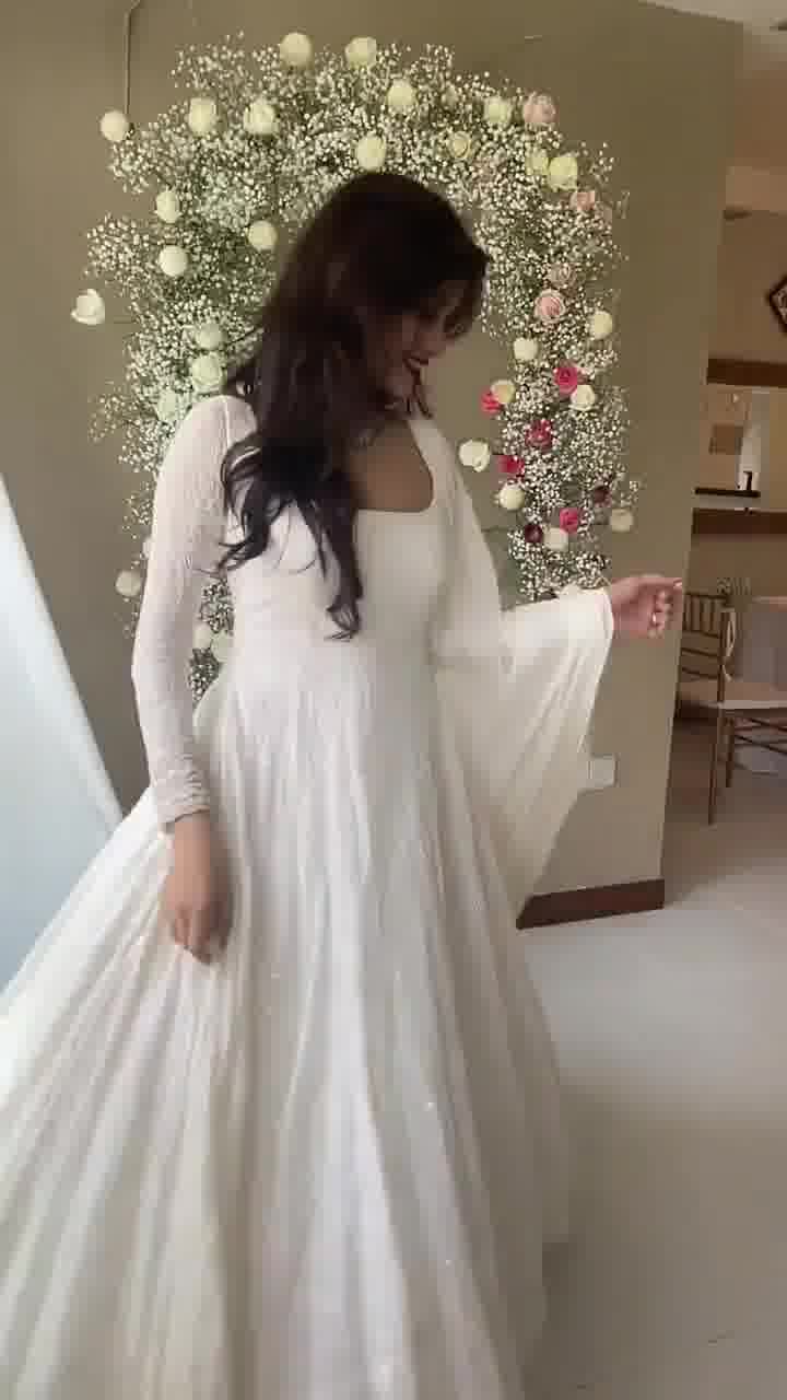 White Chikankari Kurta Palazzo Set With Embroidery Work and Dupatta