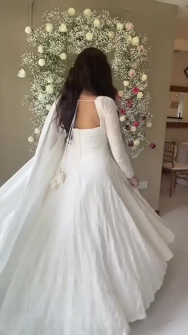White Chikankari Kurta Palazzo Set With Embroidery Work and Dupatta