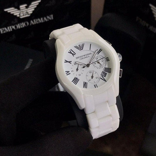 White Dial Men's Emporio Armani Watch (SW141)