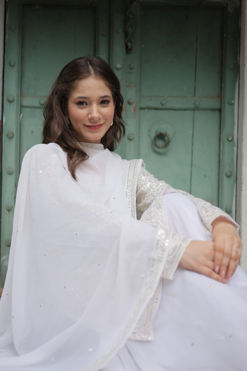 White Premium Designer Readymade Sharara Suit with Dupatta - Elegant & Stylish