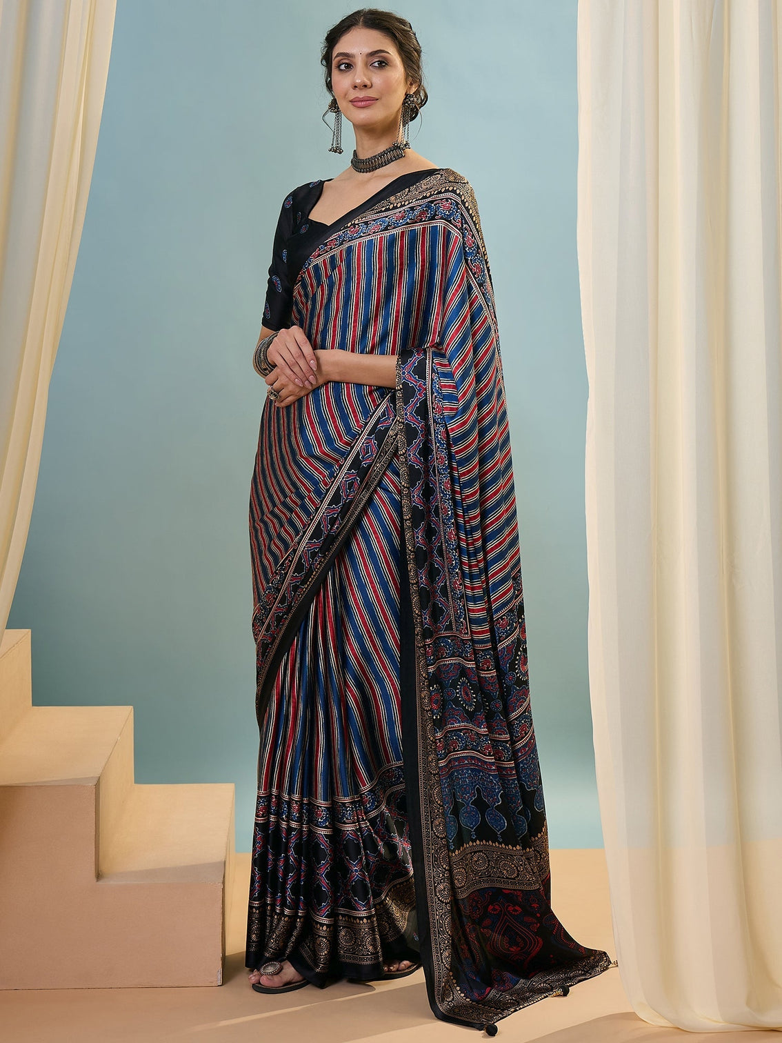 Yuvika Soft Drape Semi Modal Saree for Party Wear